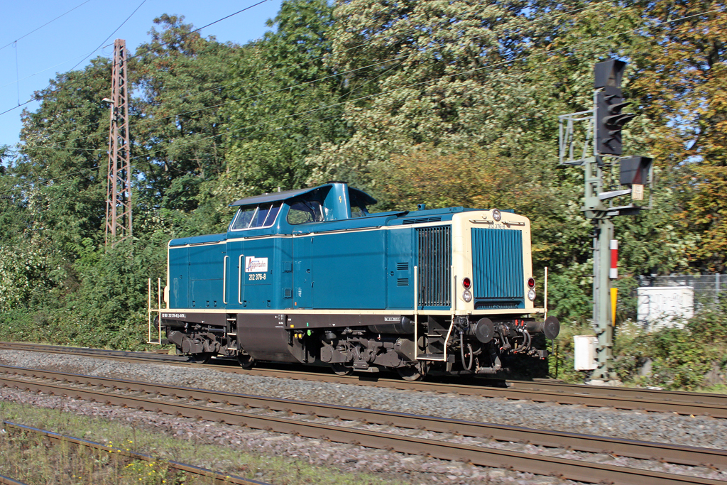 Die 212 376-8 in Ratingen Lintorf am 30,09,11