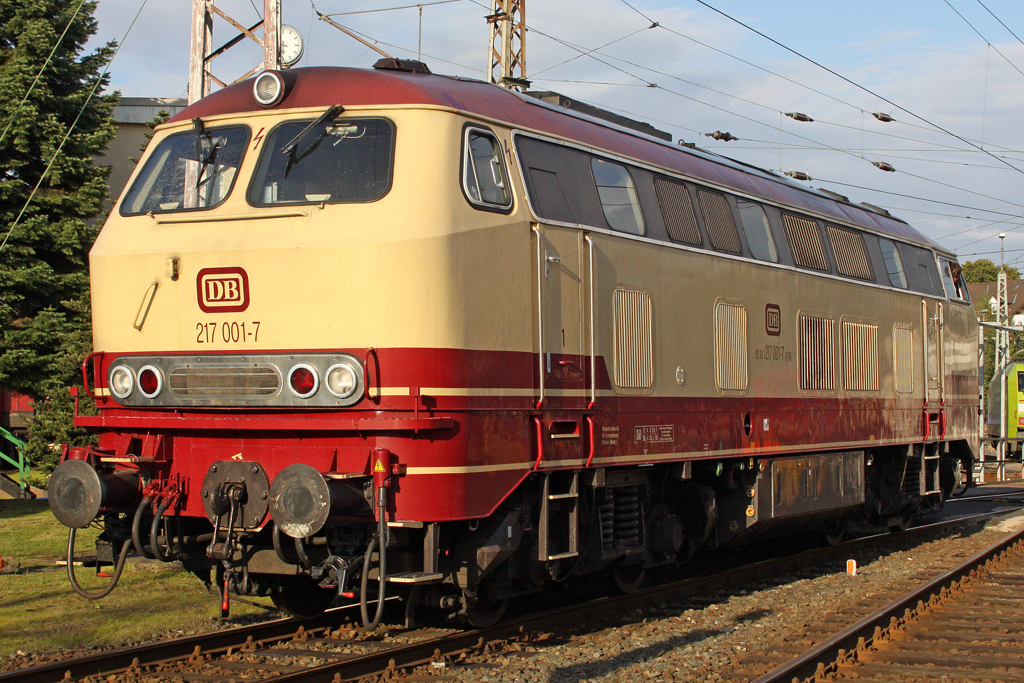 Die 217 001-7 beim BW Fest Osnabr�ck am 18,09,10