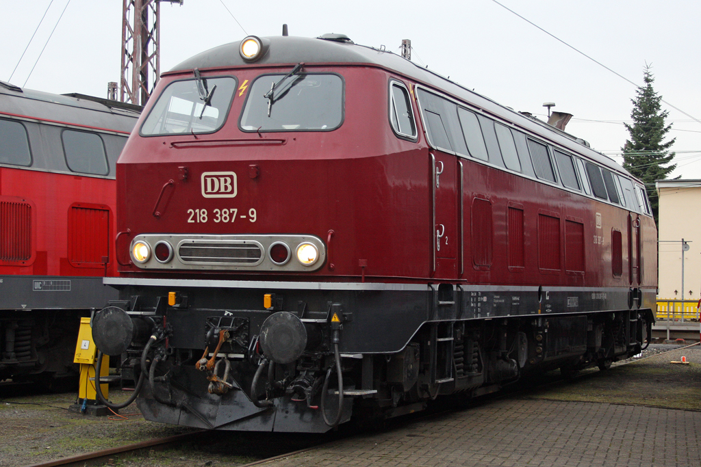 Die 218 387-9 beim BW Fest Osnabr�ck am 19,09,10