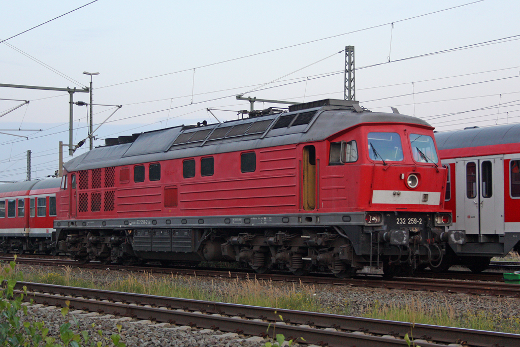 Die 232 259-2 in Wolfsburg am 18,08,11