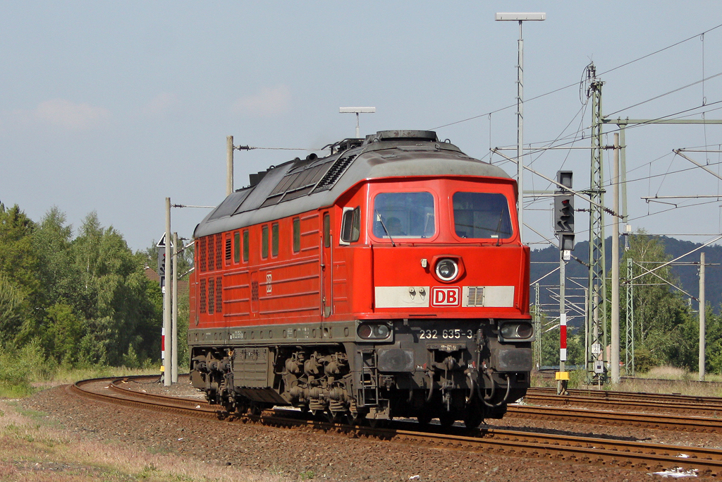 Die 232 635-3 in Gerstungen am 24,05,11