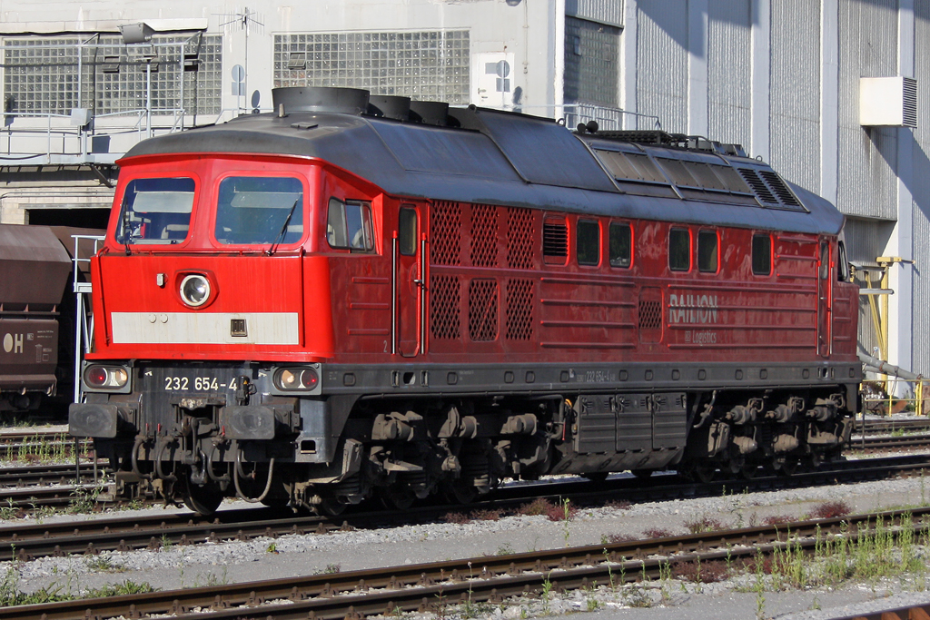 Die 232 654-4 im Rheinkalk Werk W�lfrath am 15,06,10