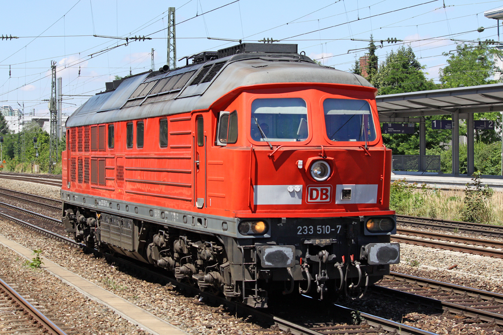 Die 233 510-7 in M�nchen Heimeranplatz am 31,07,10
