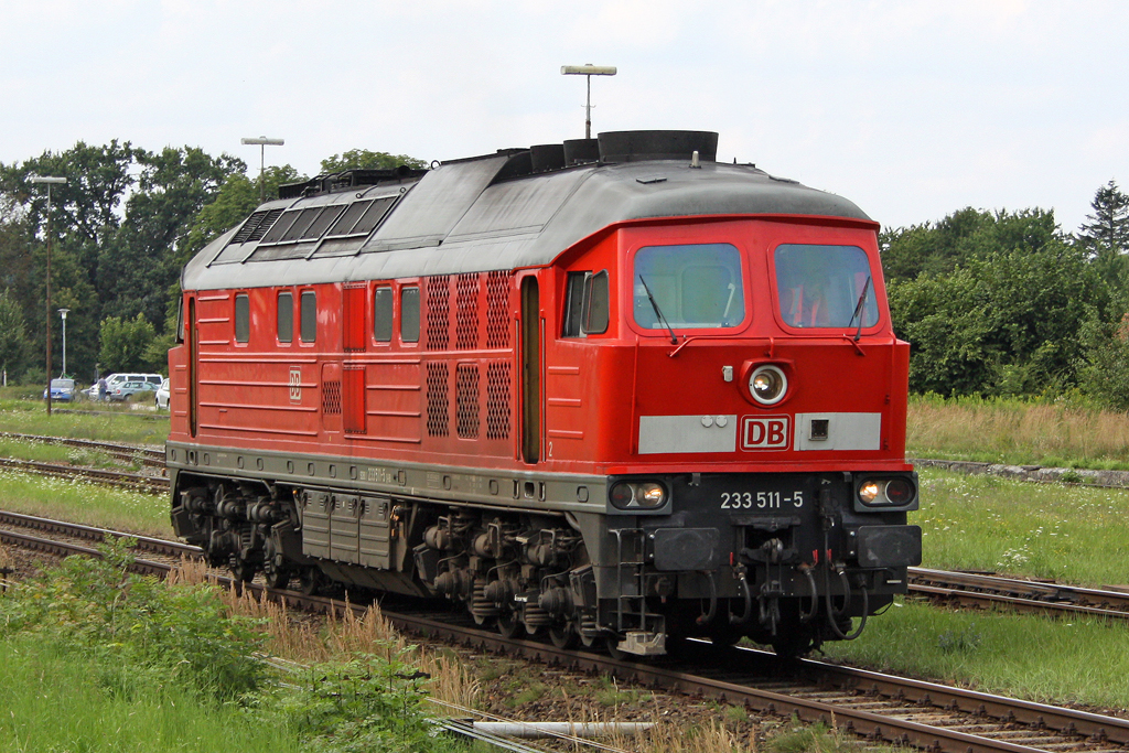 Die 233 511-5 in T��ling am 04,08,10