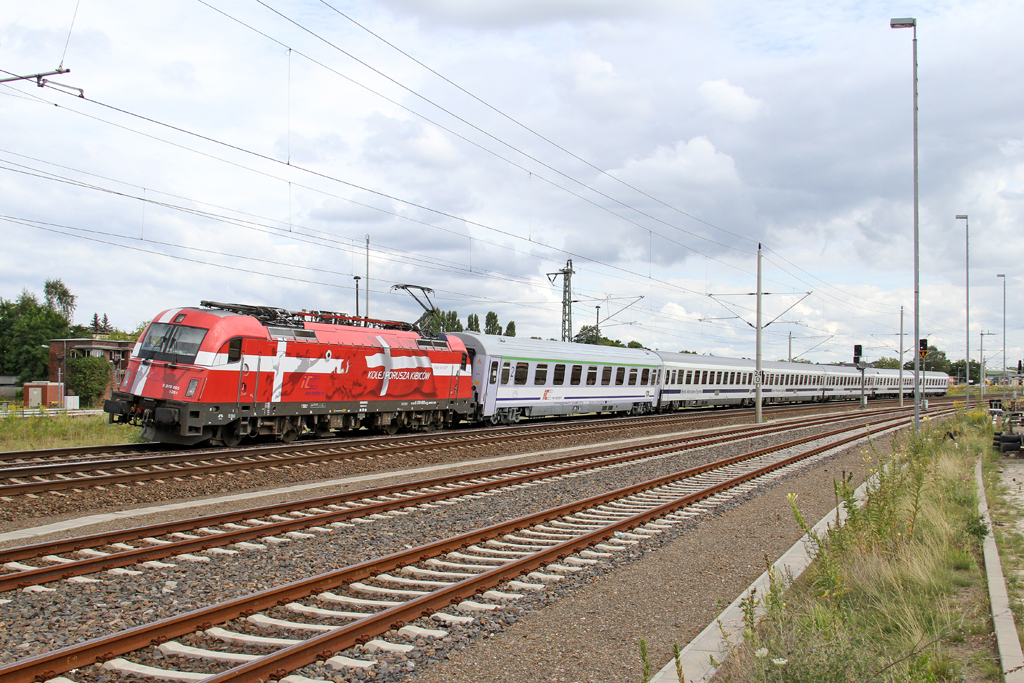 Die 370 003 in Erkner am 10,08,12
