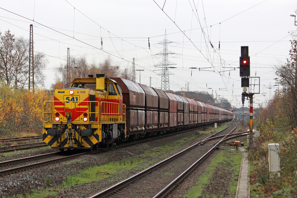 Die 541 der E&H in Ratingen Lintorf am 17,11,10