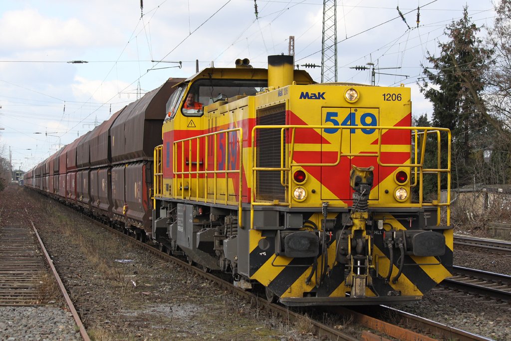 Die 549 von E&H in Ratingen Lintorf am 04,03,10