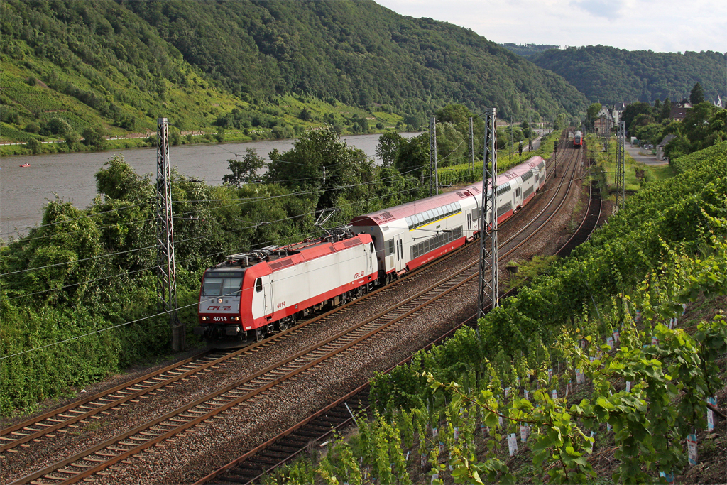 Die CFL 4014 in Winningen ( Mosel ) am 18,07,12