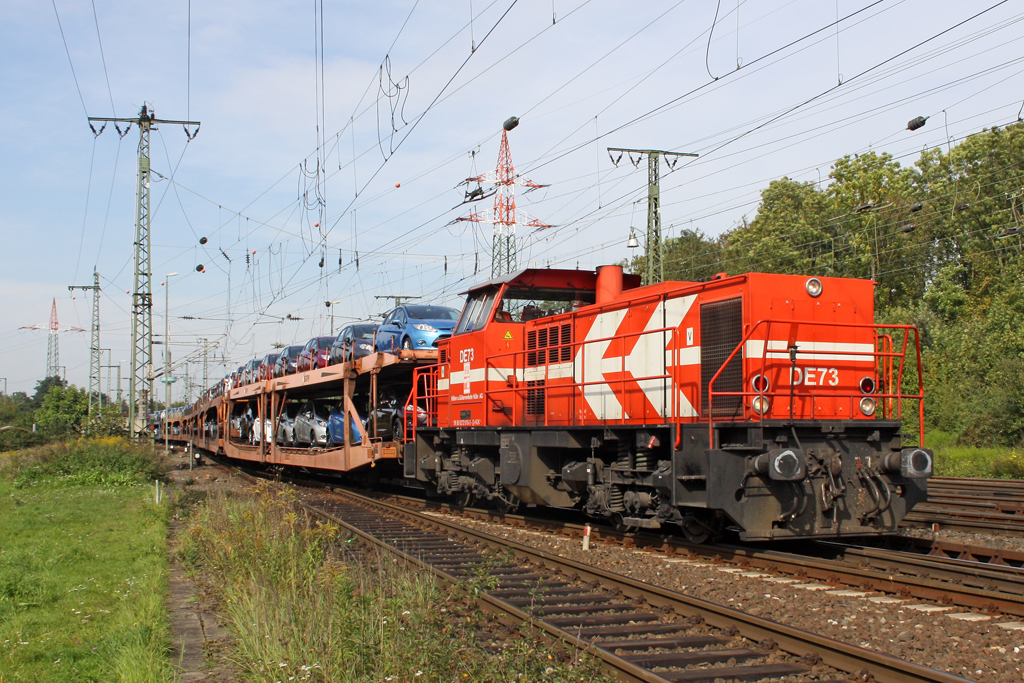 Die DE73 in Gremberg am 04,10,10