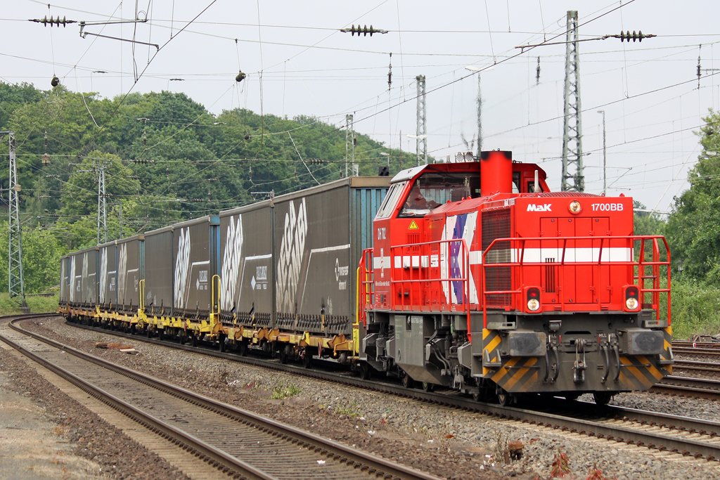Die DH 702 der HGK in K�ln West am 02,06,10