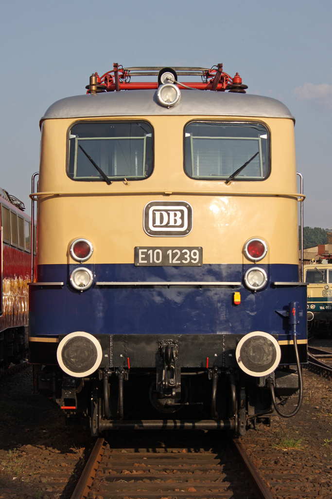 Die E10 1239 im DB Museum Koblenz L�tzel am 21,05,11