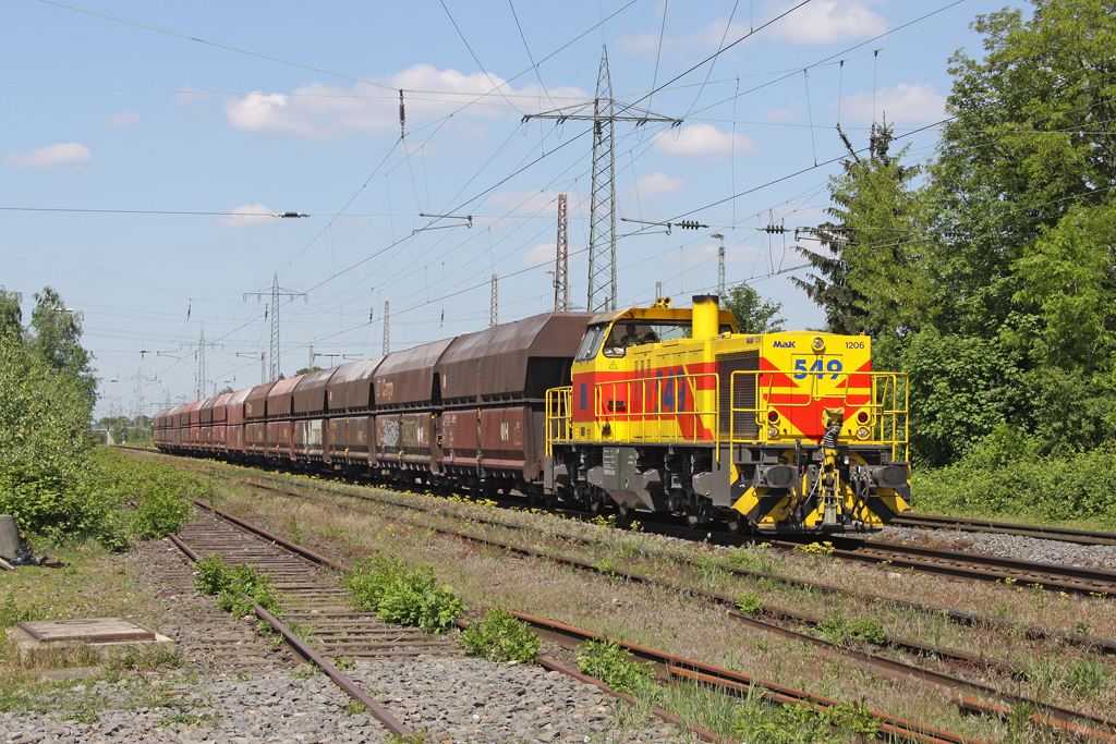 Die E&H 549 in Ratingen Lintorf am 03,05,11