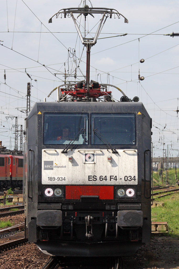 Die ES 64 F4-034 (189 934) in Gro�korbetha am 06,07,10
