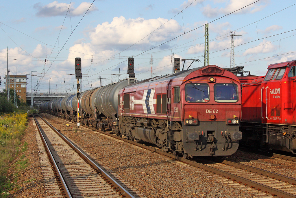 Die HGK DE 62 in Berlin Sch�nefeld Flughafen am 19,08,11 