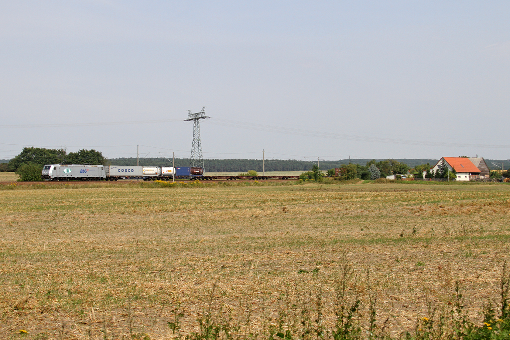 Die ITL 185 562-6 in Pillgram am 20,08,12