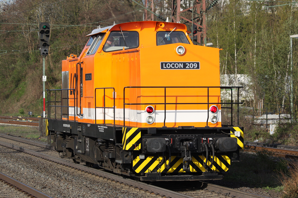 Die Locon 209 in Wuppertal Vohwinkel am 22,04,10