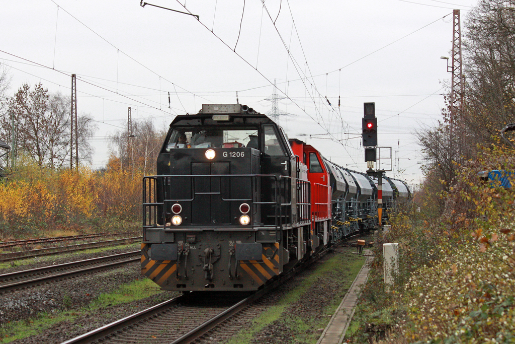 Die MRCE 500 1730 und die 1512 der Europorte in Ratingen Lintorf am 17,11,10