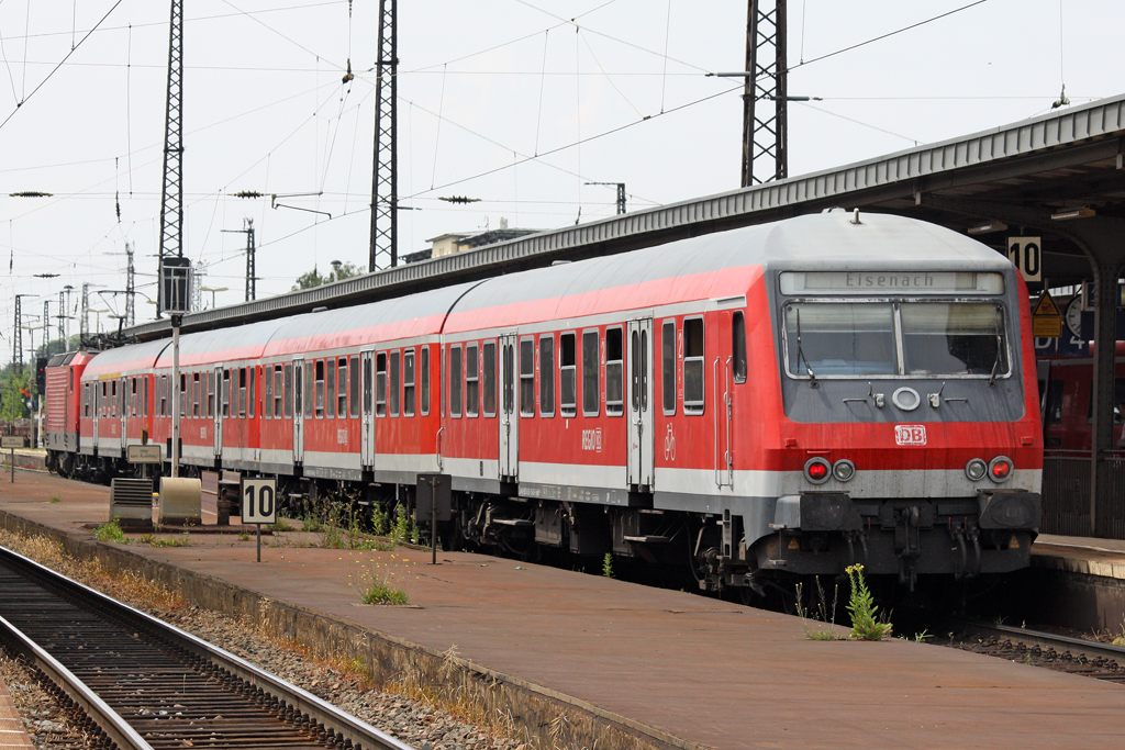 Die RB richtung Eisenach in Weimar am 01,07,10