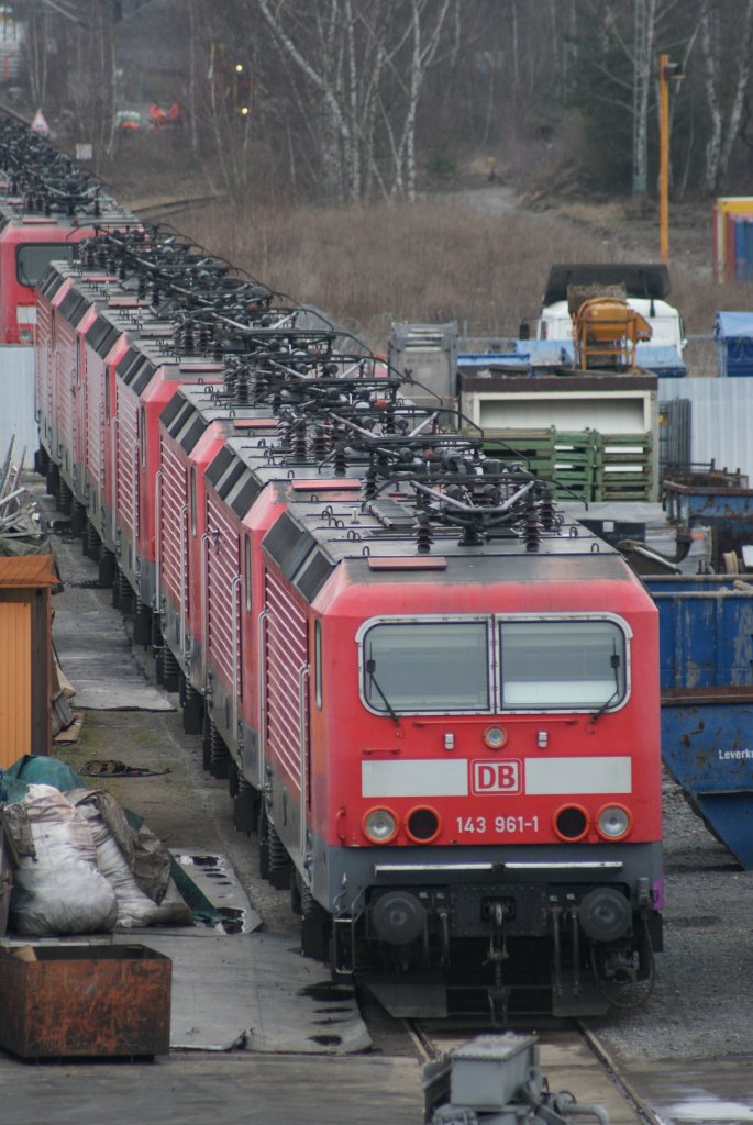 Die Schrottreihe beim Bender! Als n�chstes ist 110 417 oder 143 961 dran