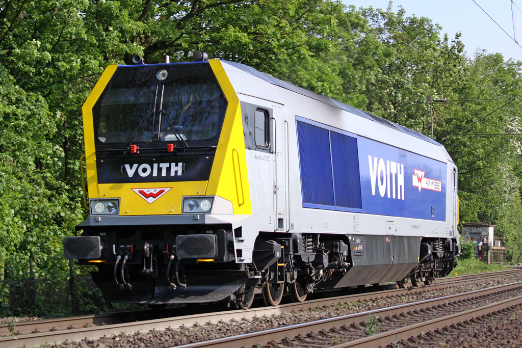 Die Voith Maxima 40CC 264 008-4 der Firma Wiebe in Ratingen Tiefenbroich am 24,05,10