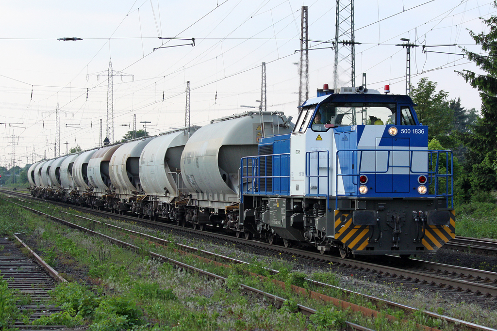 Die WLS 500 1836 in Ratingen Lintorf am 21,05,10