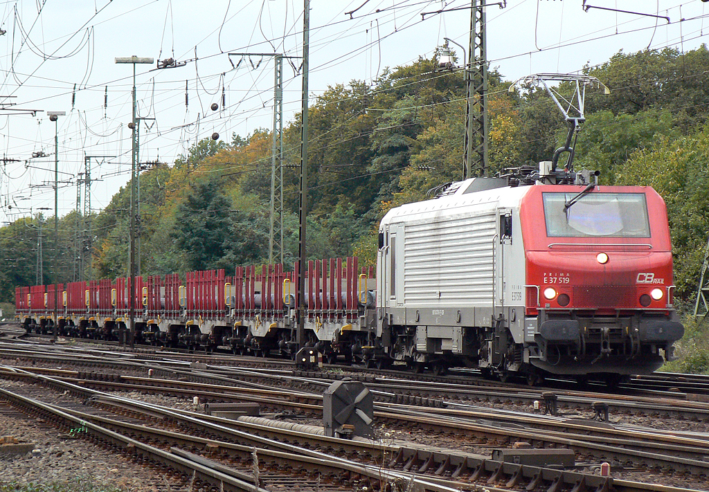 E37 519 der CBRail in Gremberg am 05.10.2010