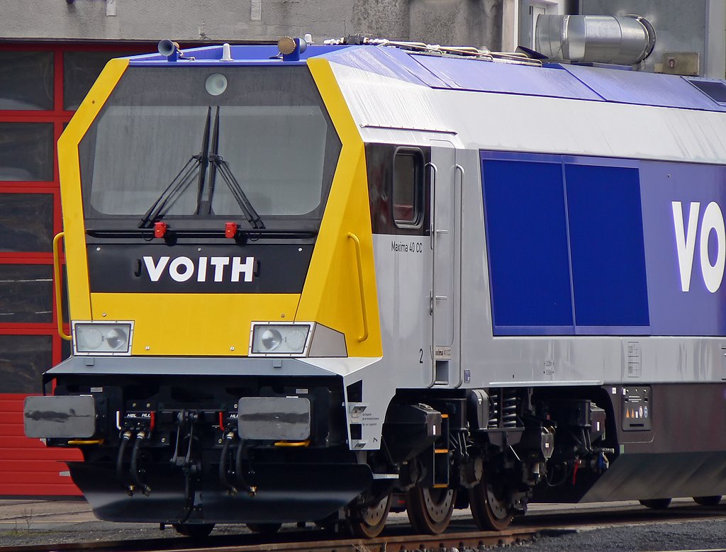 Ein seltener Gast im BW der HGK in Br�hl Vochem , eine Voith Maxima !! Aufgenommen am 29.12.09 von der Kurf�rstenstrasse (�ffentl. zug�nglich .... !!! ) 

