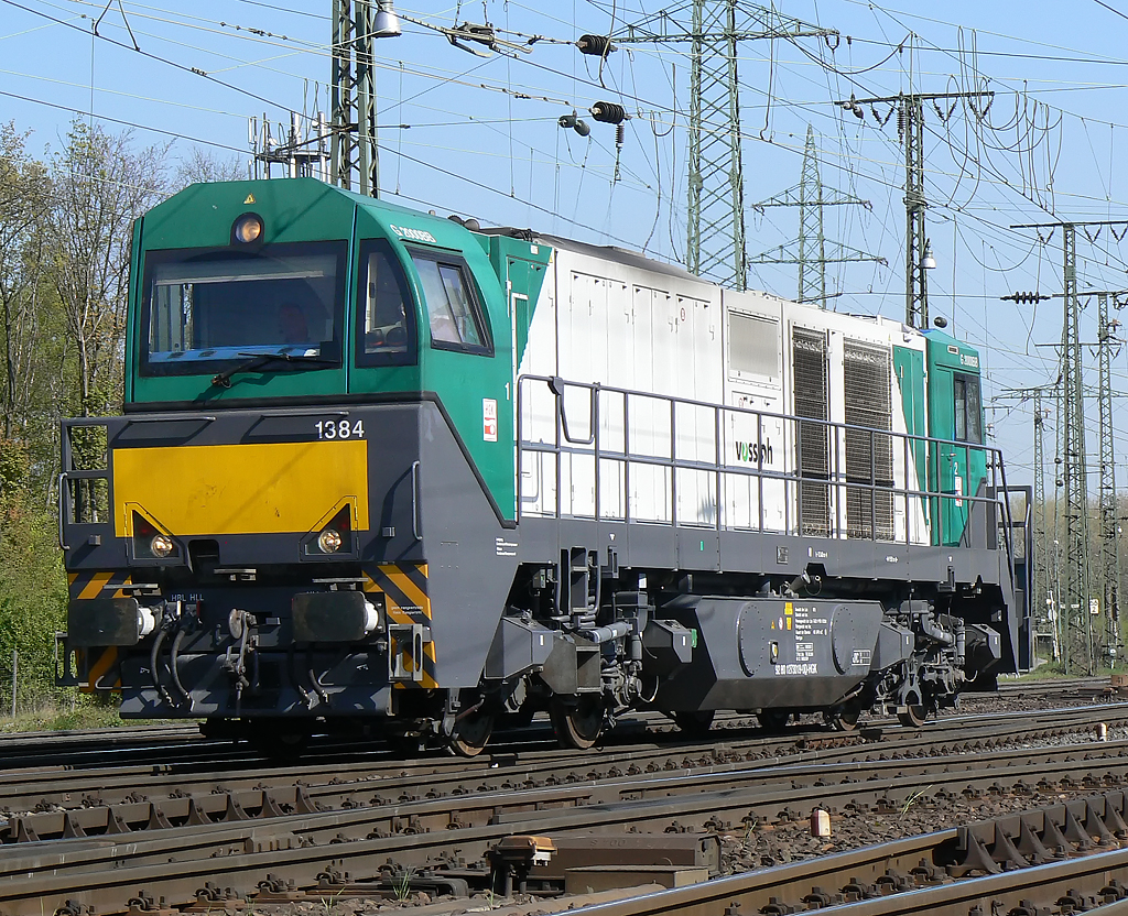 Eine Neuerung auf dem wochent�glichen 16 Uhr Kurs der HGK , es kam mal keine Class 66, sondern diese ex R4C G2000 , in Gremberg am 22.04.2010