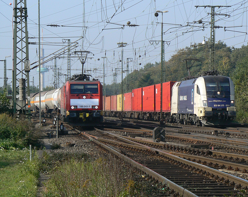 Eine Szene aus Gremberg .... ein Treffen von Qualit�tsloks aus dem Hause Siemens !! 