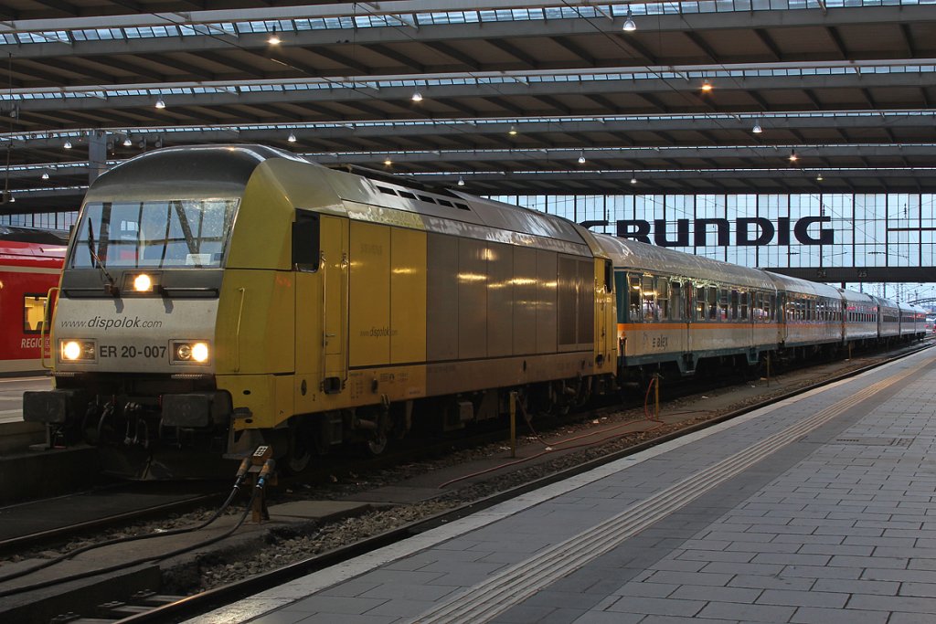 ER20 007 am ALEX aus Lindau in M�nchen Hbf am 29.07.2011