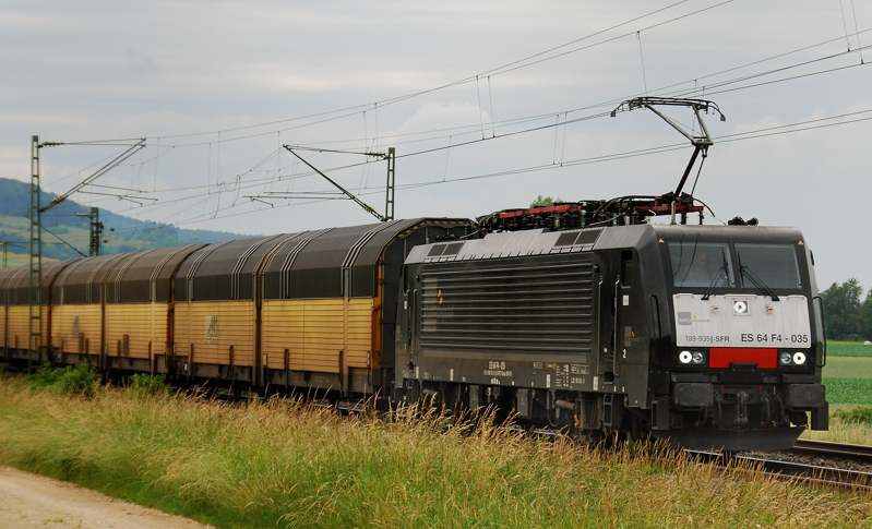 ES 64 F4-035, aufgenommen am 20.06.12, bei Treuchtlingen.