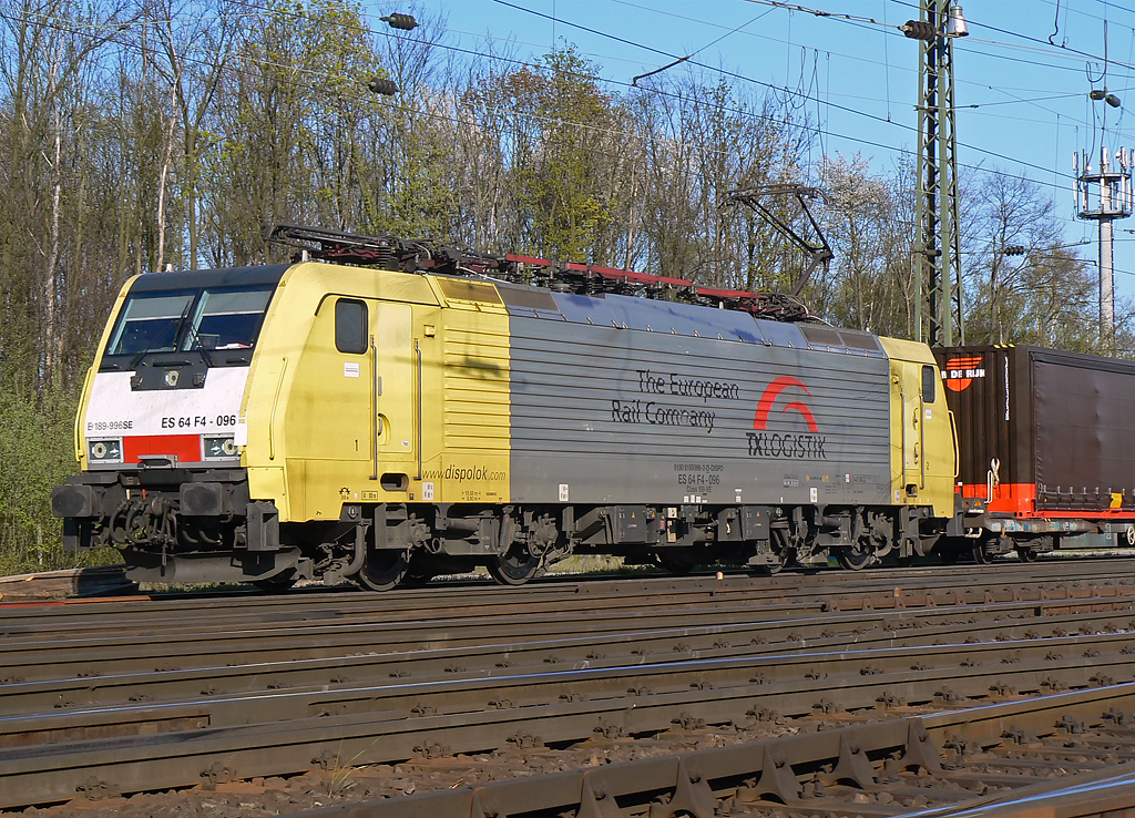 ES 64 F4 096 / E189-996 in Gremberg am 17.04.2010
