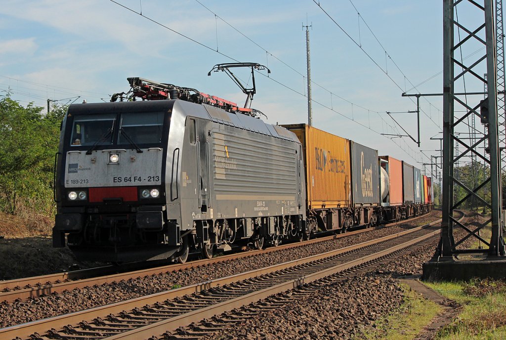 ES 64 F4-213 in Porz Wahn am 29.09.2011