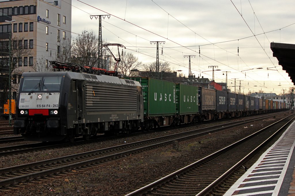ES 64 F4-283 in K�ln West am 21.02.2012