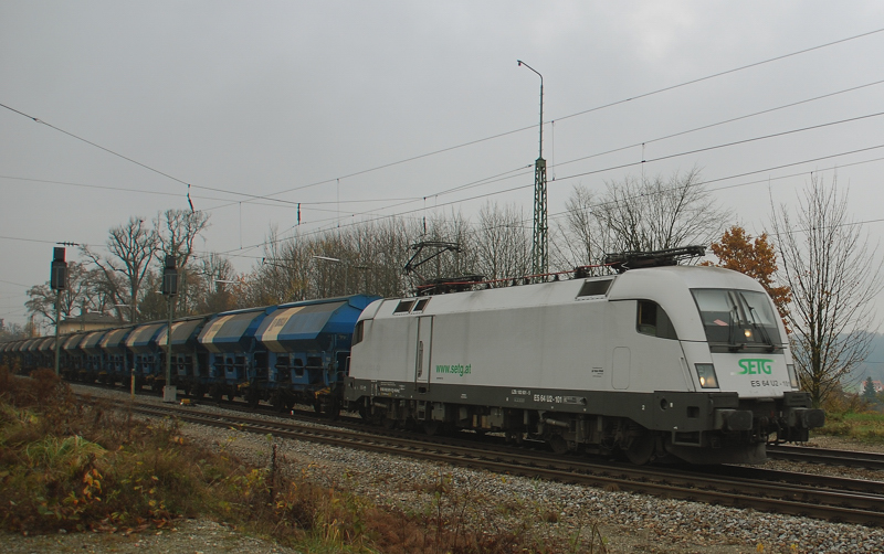 ES 64 U2-101, SETG, aufgenommen am 11.11.12, in A�ling.
