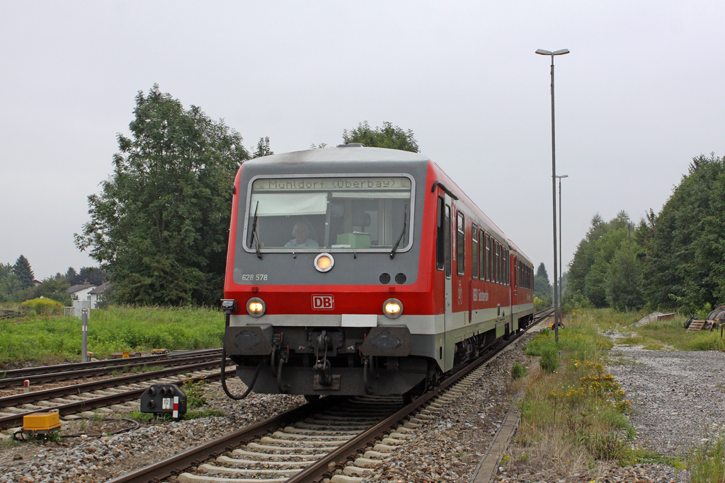 Hier kommt Atze mit 628 578 in M�hldorf am 01,08,11