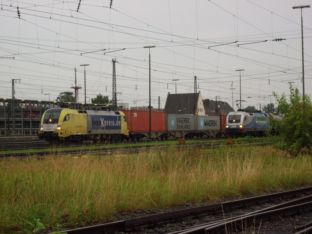 In Donauw�rth nichts besonderes:
boxXpress trifft auf MWB 182 am 03.08.2009