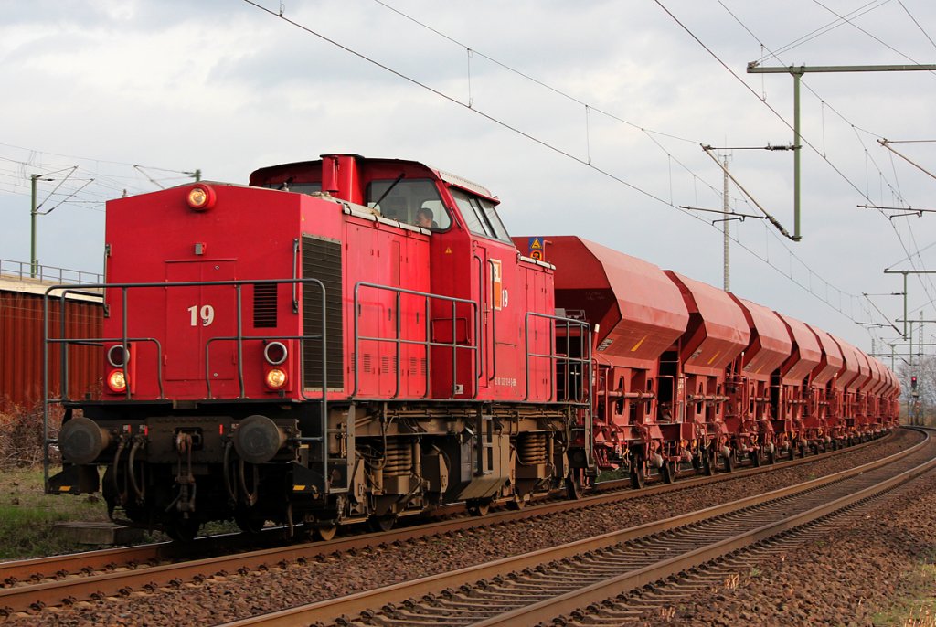Lok 19 der BBL in Porz Wahn am 29.03.2012