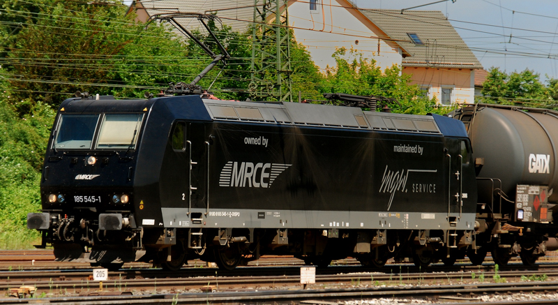 Lokportrait 185 545-1, MRCE, MGW Service, aufgenommen am 15.06.12, in Treuchtlingen.