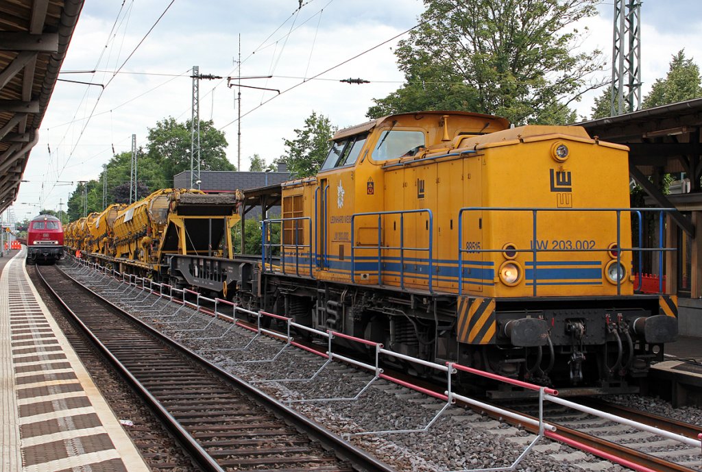 LW 203.002 im Bauzugeinsatz in Bonn Beuel am 23.06.2012