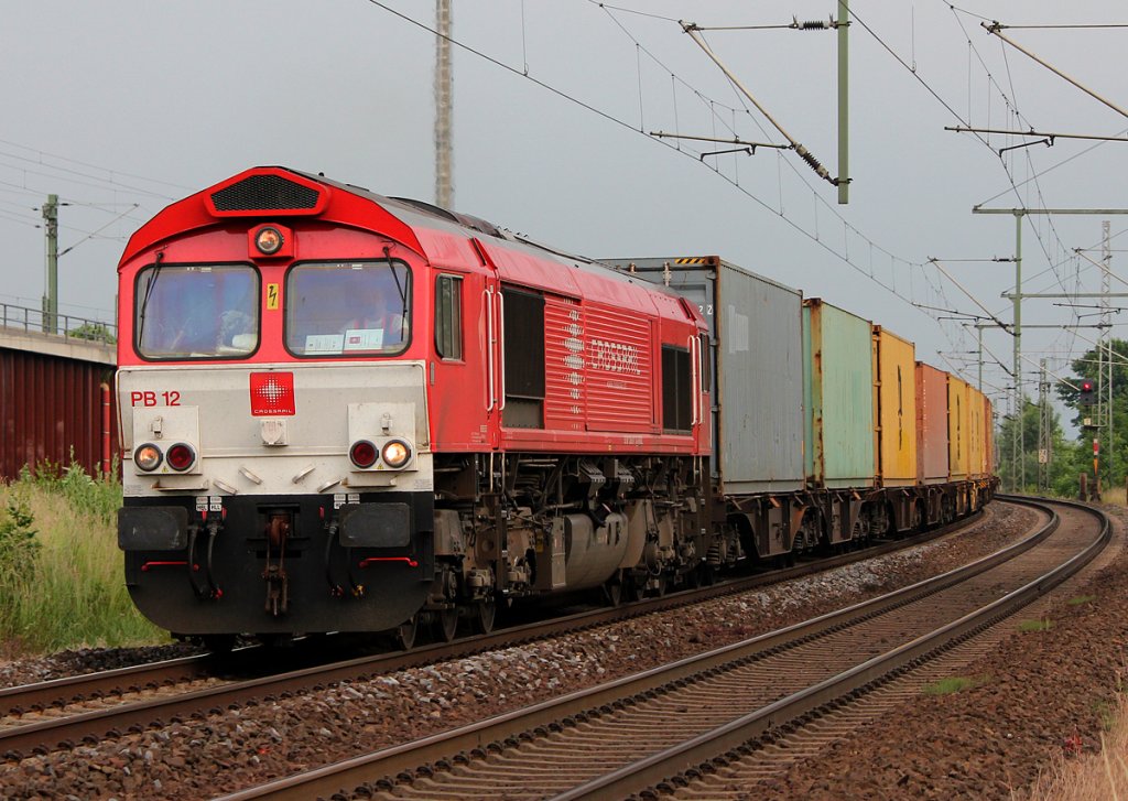 PB12 der Crossrail in Porz Wahn am 12.06.2012