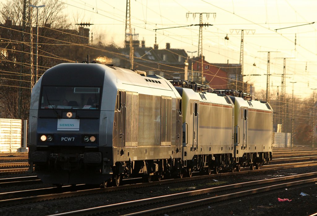 PCW 7 mit zwei belg. 18ern in K�ln West am 10.12.2011