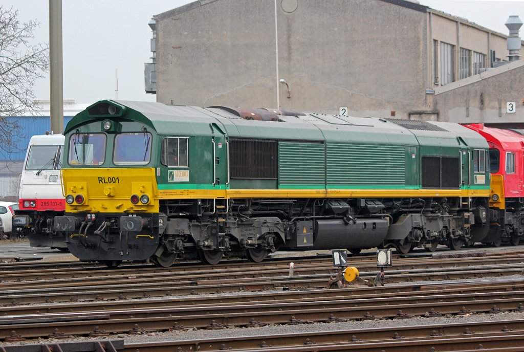 RL001 / 266 031-4 D-CFLCA im BW der HGK in Br�hl Vochem am 30.03.2013