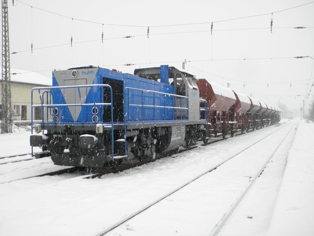 Rurtalbahn G1206 abgestellt in D�ren am 23.12.10