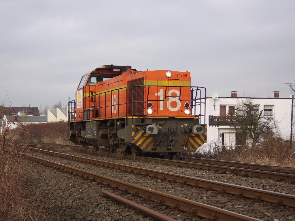 SECO 18 war am 09.02.09 in Menden f�r RAILION unterwegs.