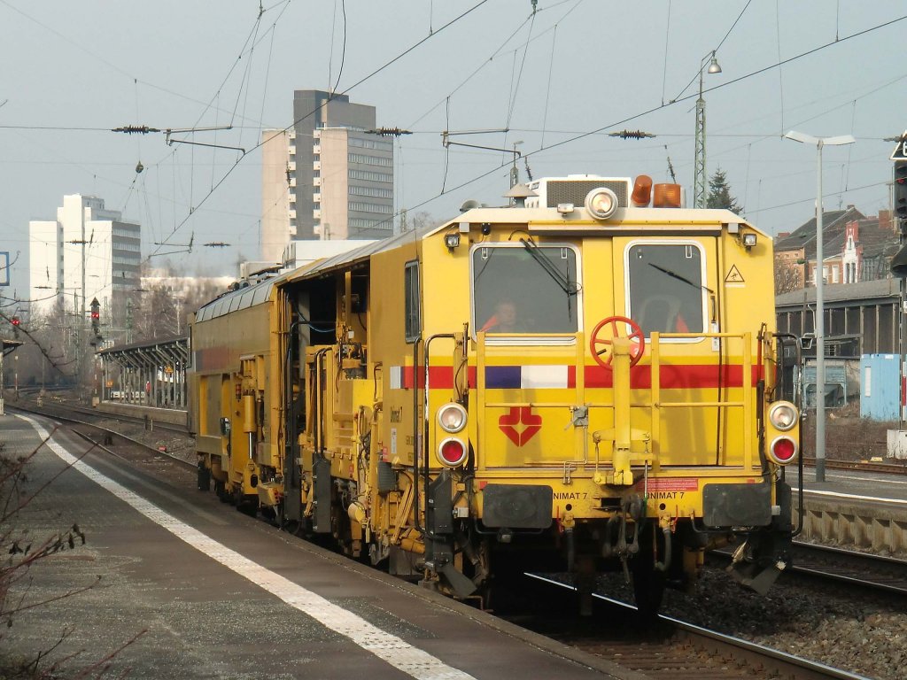 Strukton UNIMAT 7 am 10.02.11. in Bonn Beuel.