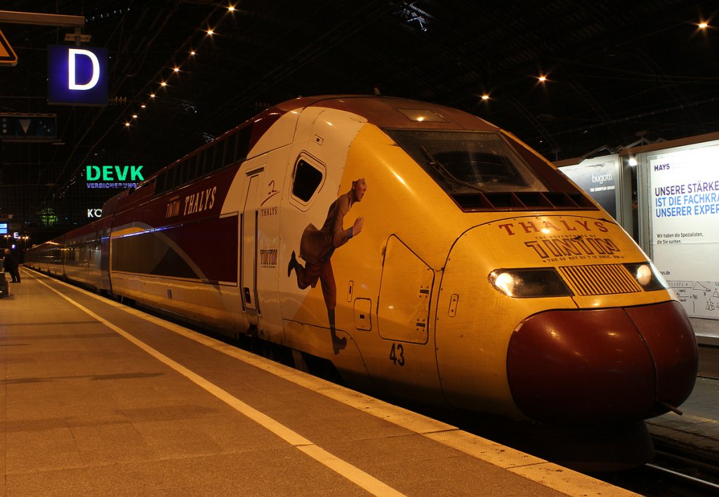 Thaly´s 4343 in K�ln Hbf am 20.11.2011