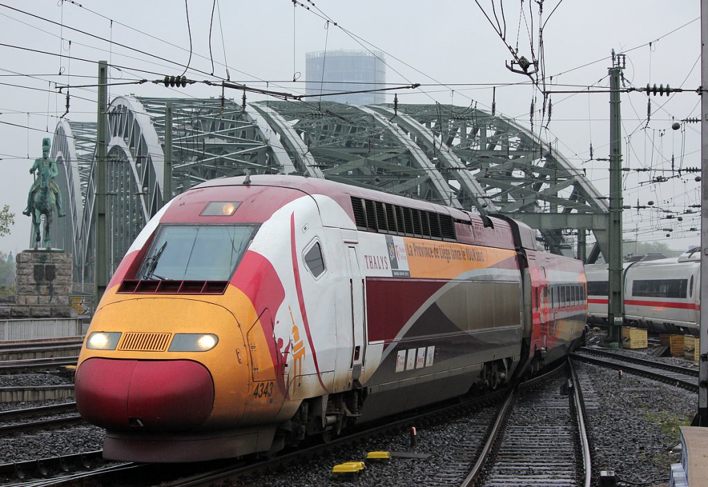 Thalys 4343 in K�ln Hbf. am 06.05.2012