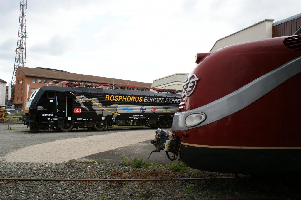 Trans Europ Express trifft Bosphorus Europe Express in N�rnberg am 09.07.2009