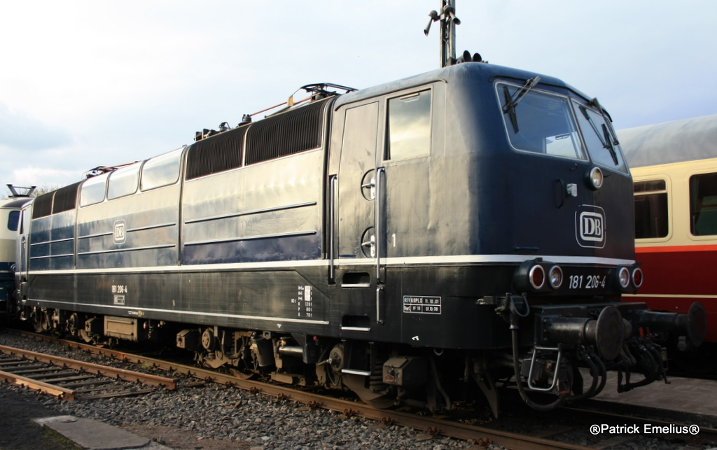 Und am morgen danach die 181 206.